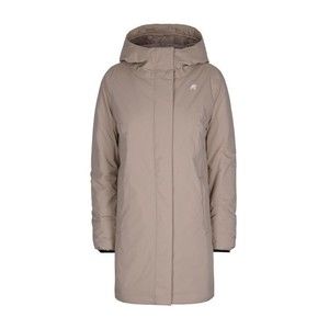 K-Way Sophie Soft Touch Marmotta Beige/Grey Jacket - NWT